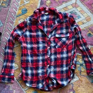 Aerie flannel shirt size medium
